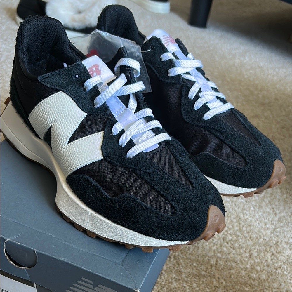 New Balance Black and White Sneakers